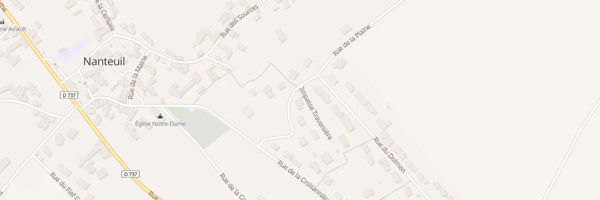 Plan du 18 Rue de la Plaine à Nanteuil