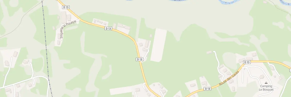Plan du 44 Rte des Gaves à Bun