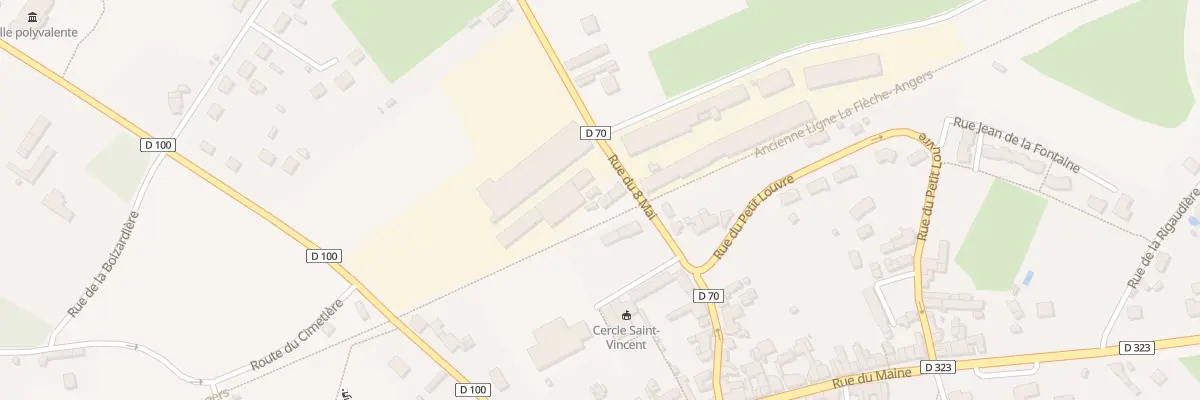 Plan du 13B Rue du Huit Mai à Bazouges Cré sur Loir