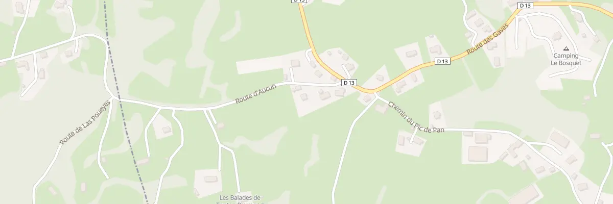 Plan du 7 Rte d’Aucun à Bun