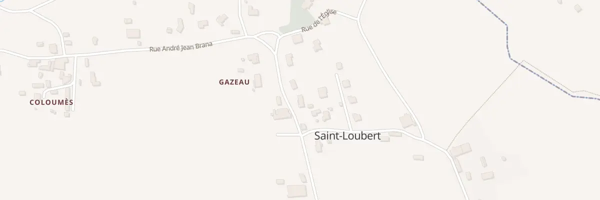 Plan du 9002 Breze à Saint-Loubert