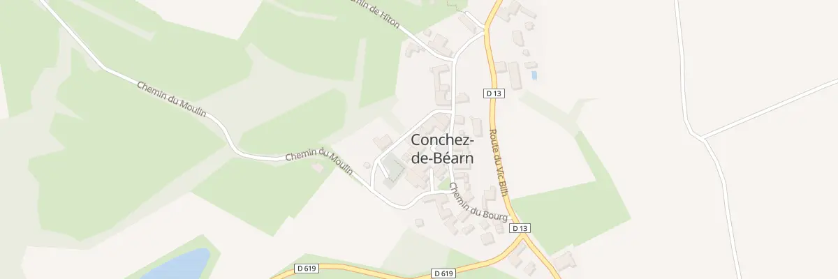 Plan du 9 Pl du Fronton à Conchez-de-Béarn