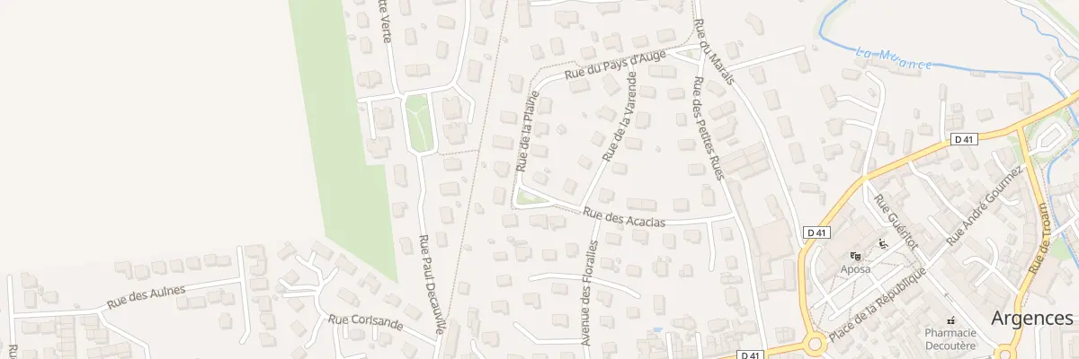 Plan du 14 Rue des Acacias à Argences