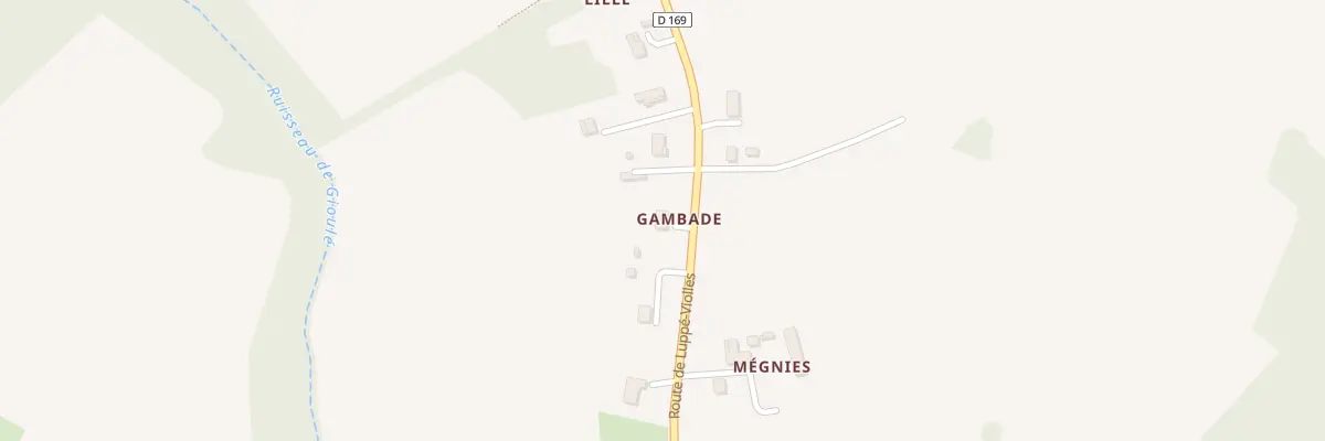 Plan du 2226 Rte de Luppe Violles au Houga