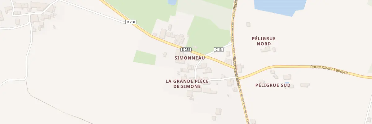 Plan du 5244 Simonneau à Clérac