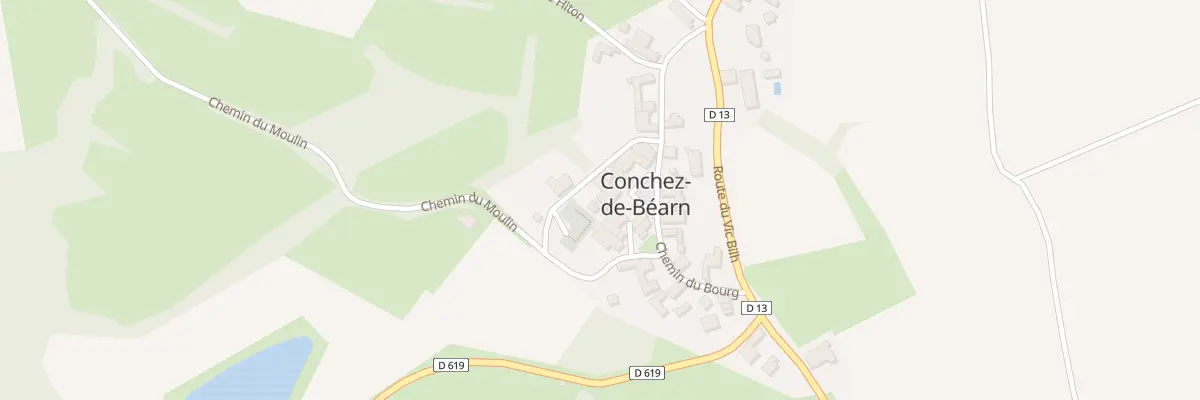 Plan du 5 Pl du Fronton à Conchez-de-Béarn