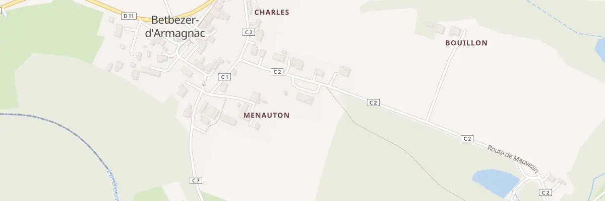 Plan du 144 Rte de Mauvezin à Betbezer-d’Armagnac