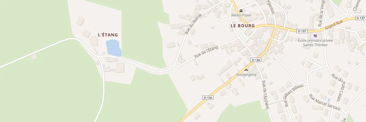 Plan du 15 Rue du Rotrue à Gourgé