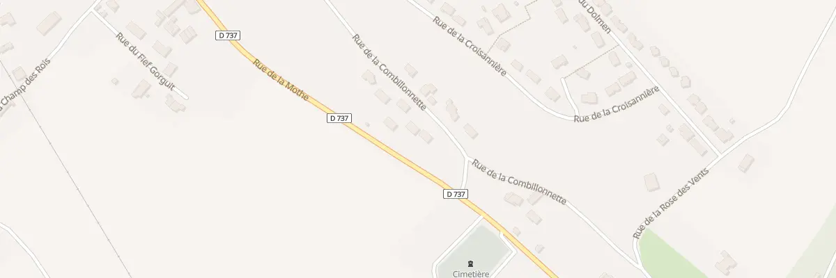 Plan du 26 Rue de la Combillonnette à Nanteuil