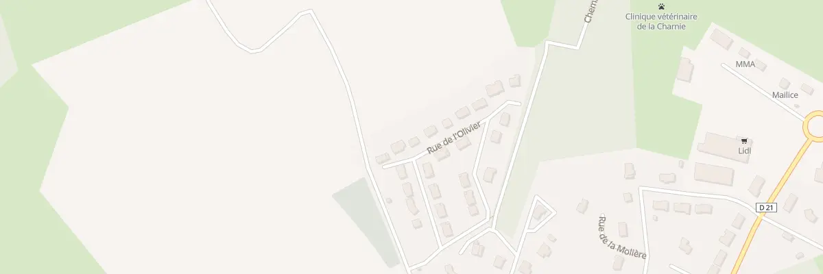 Plan du 7 Rue de l’Olivier à Mareil-en-Champagne