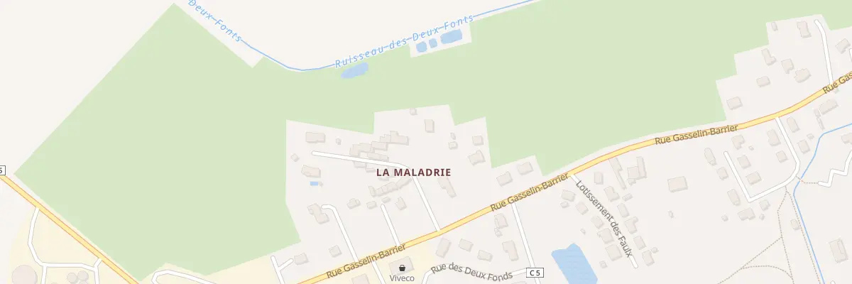 Plan du 4 La Maladrie à Chantenay-Villedieu