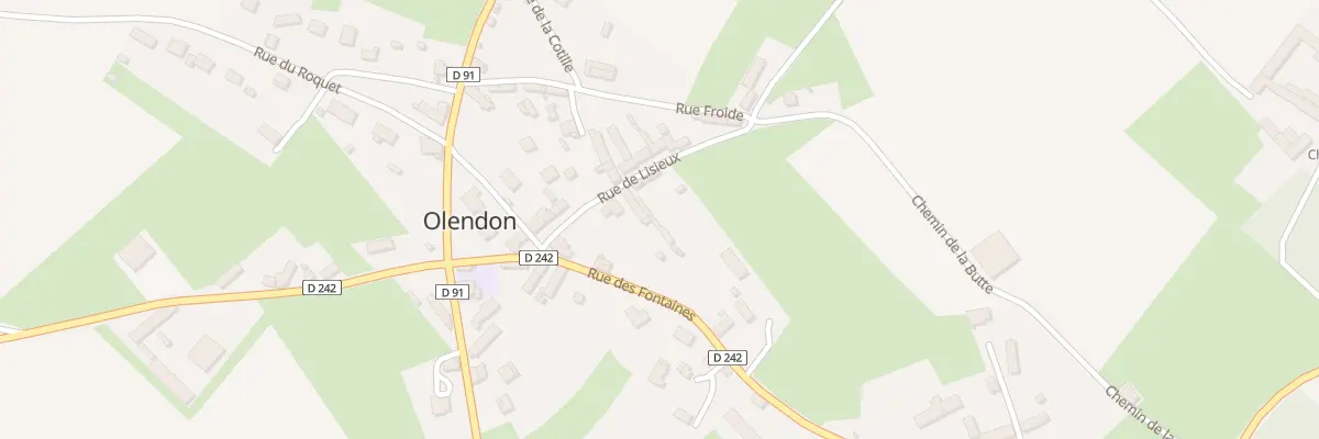 Plan du 5029 Le Bourg à Olendon