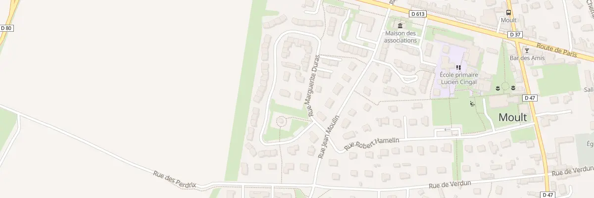 Plan du 1 Rue Marguerite Duras à Moult-Chicheboville