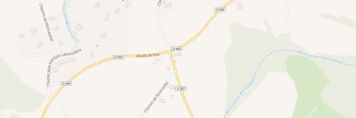 Plan du 17 Rte de Gerderest à Simacourbe