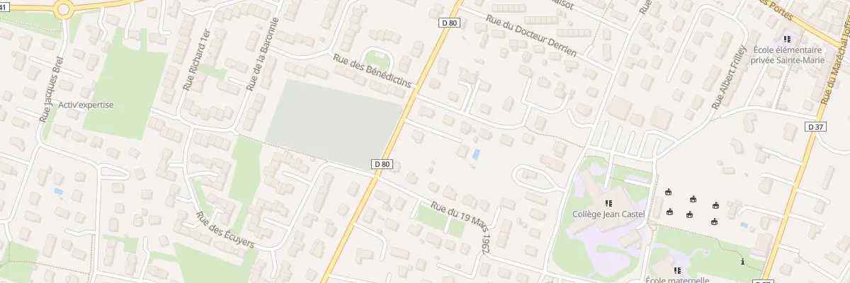 Plan du 19 Rue de la Gare à Argences