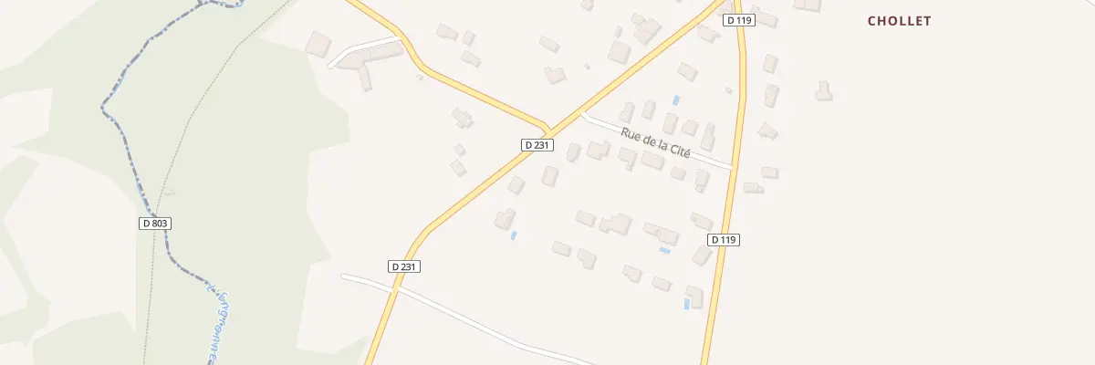 Plan du 4 Rte de Hauteroque à Frontenac