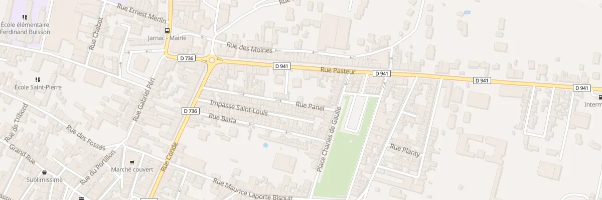Plan du 39 Rue Panel à Jarnac
