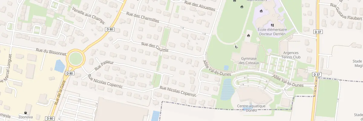 Plan du 30 Rue des Courtils à Argences