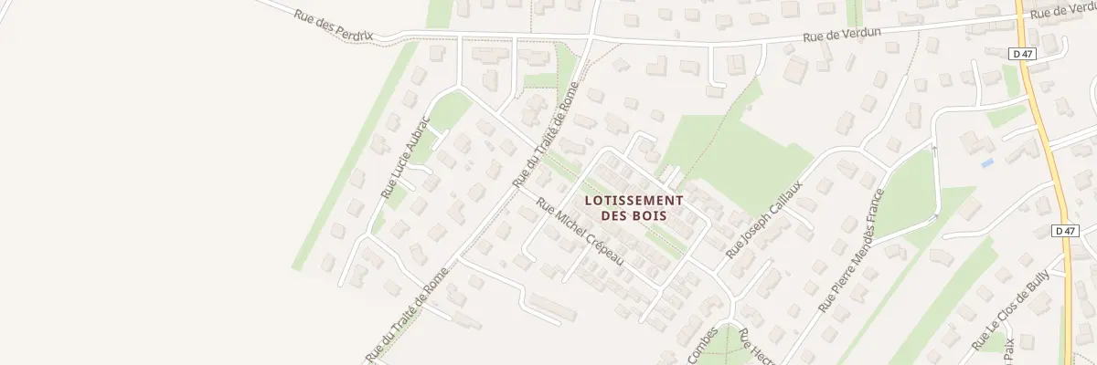Plan du 1 Rue Léon Bourgeois à Moult-Chicheboville