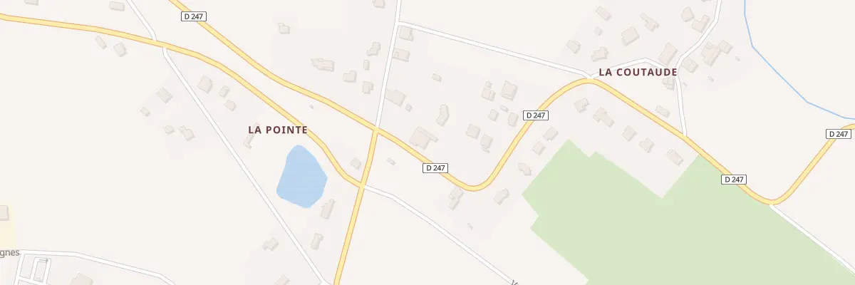 Plan du 128 La Coutaude à Sablons