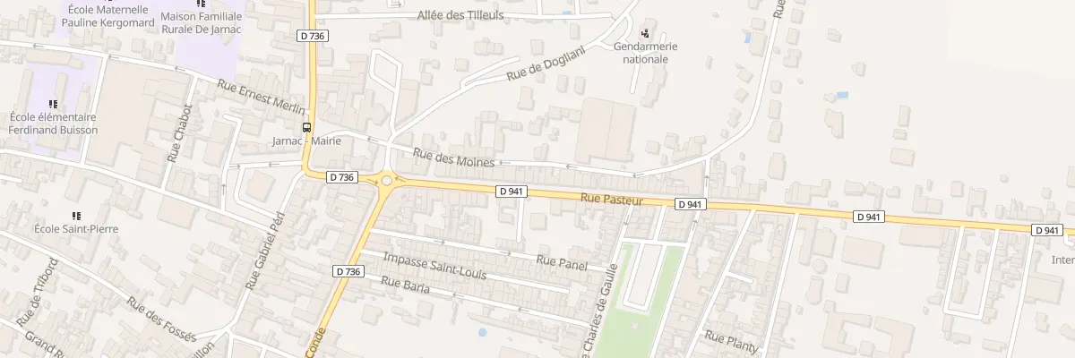 Plan du 47 Rue Pasteur à Jarnac