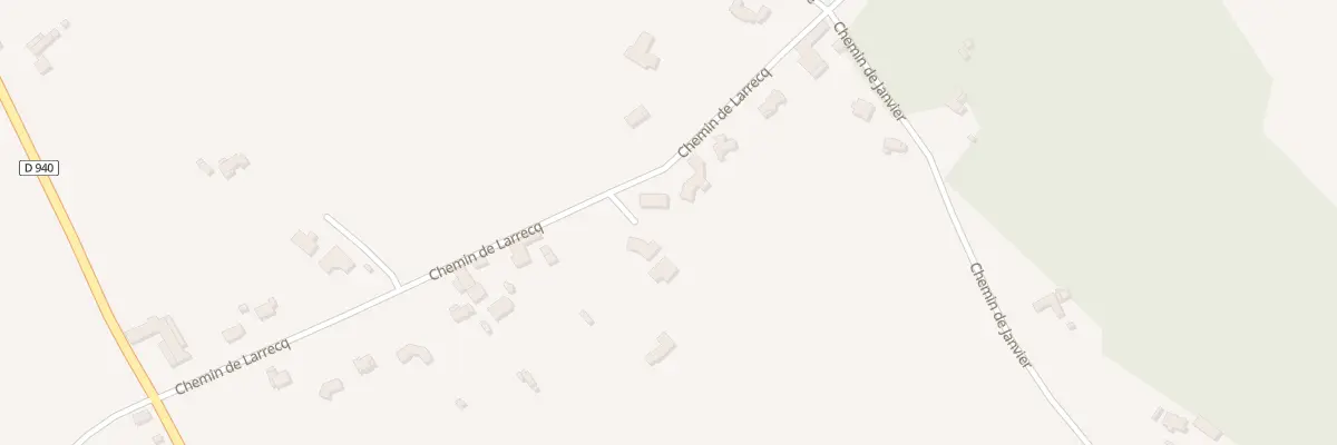 Plan du 26 Che de Larrecq à Espoey