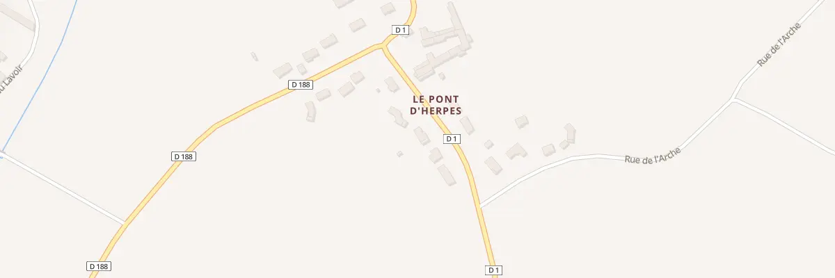 Plan du 6 Rue des Borderies à Courbillac