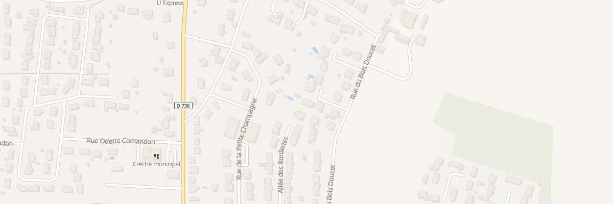 Plan du 2 All des Troenes à Jarnac