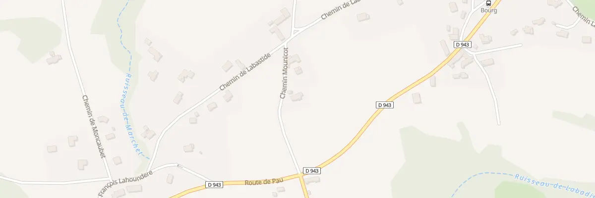 Plan du 119 Che Mounicot à Simacourbe