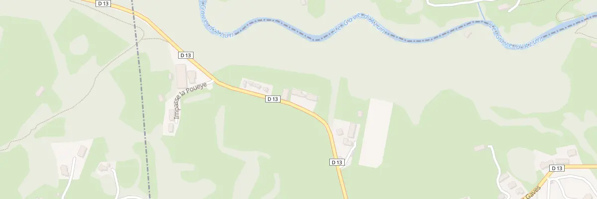 Plan du 50 Rte des Gaves à Bun