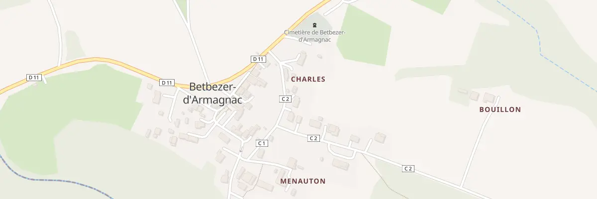 Plan du 5 Rte du Bas Armagnac à Betbezer-d’Armagnac