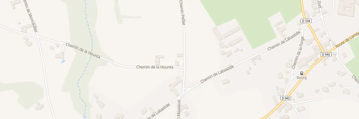Plan du 756 Che de la Hounta à Simacourbe