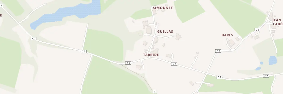 Plan du 45 Rte du Simounet à Toujouse