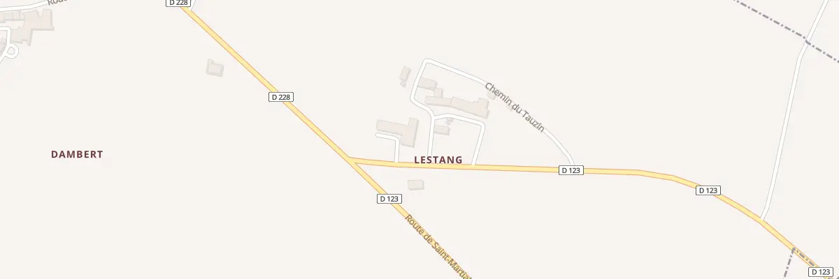 Plan du 8 Lestang à Gornac