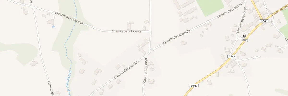 Plan du 406 Che de Labastide à Simacourbe