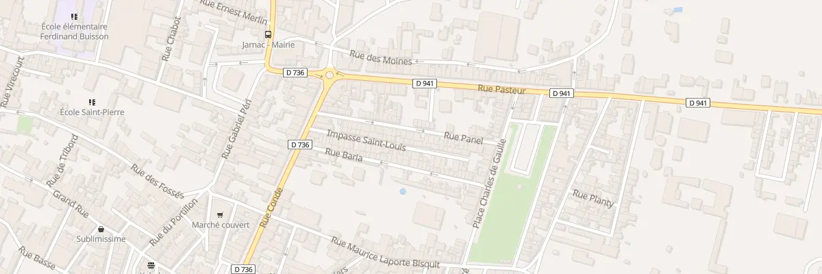 Plan du 26A Rue Panel à Jarnac