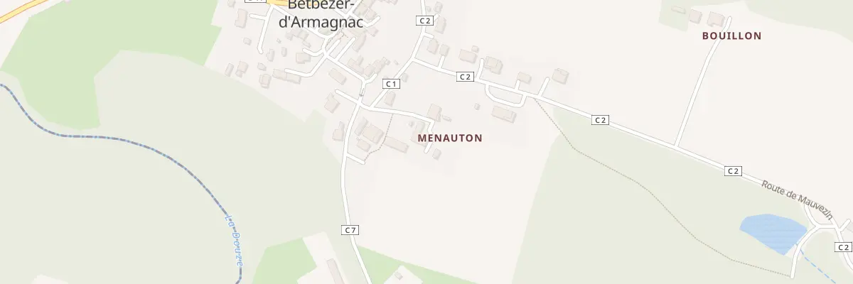 Plan du 79 Menauton à Betbezer-d’Armagnac
