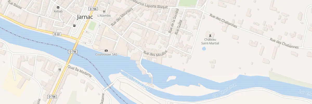 Plan du 37 Rue des Moulins à Jarnac