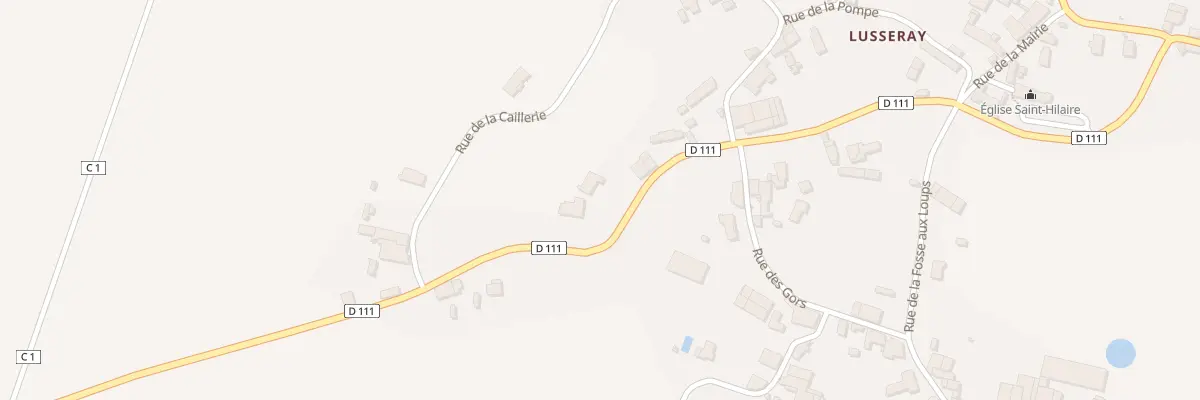 Plan du 4 Rte de Brioux à Lusseray