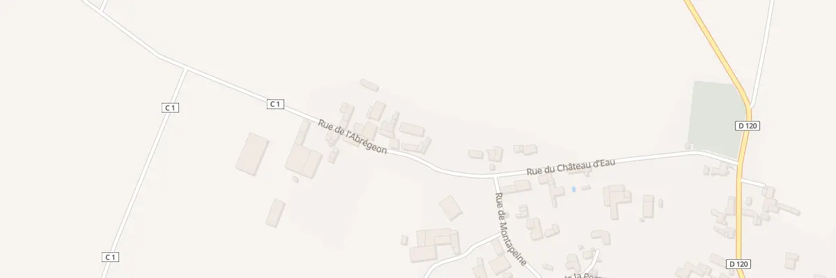 Plan du 3 Rue de l’Abregeon à Lusseray