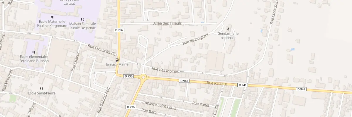 Plan du 12 Rue de Dogliani à Jarnac