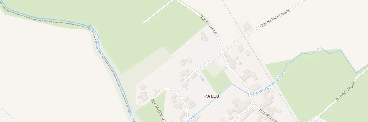 Plan du 10 Rue Magnerolles à Pallu à Nanteuil