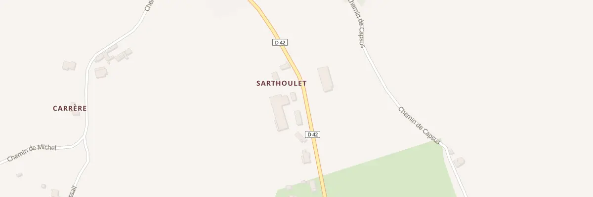 Plan du 54 Rte de Pontacq à Sedzère