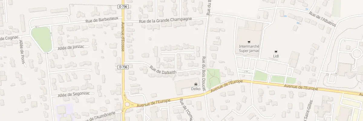 Plan du 3 All du Chardon à Jarnac