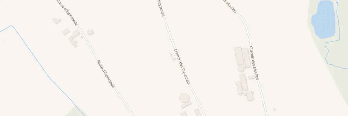 Plan du 5 Che des Puyaurets à Lourenties