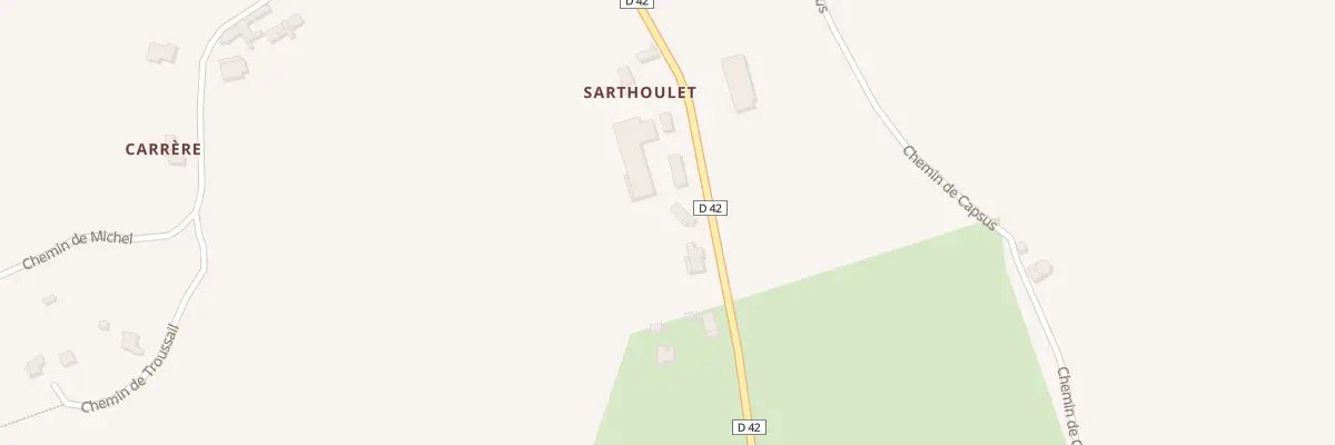 Plan du 62 Rte de Pontacq à Sedzère