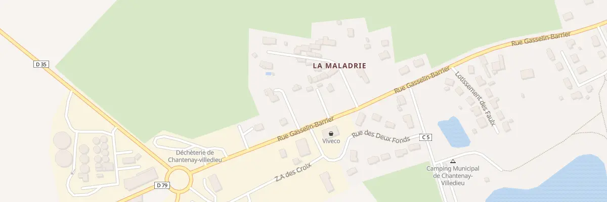 Plan du 9 La Maladrie à Chantenay-Villedieu
