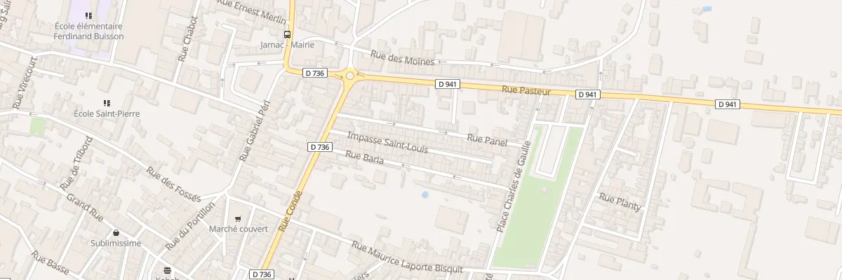 Plan du 22 Rue Panel à Jarnac
