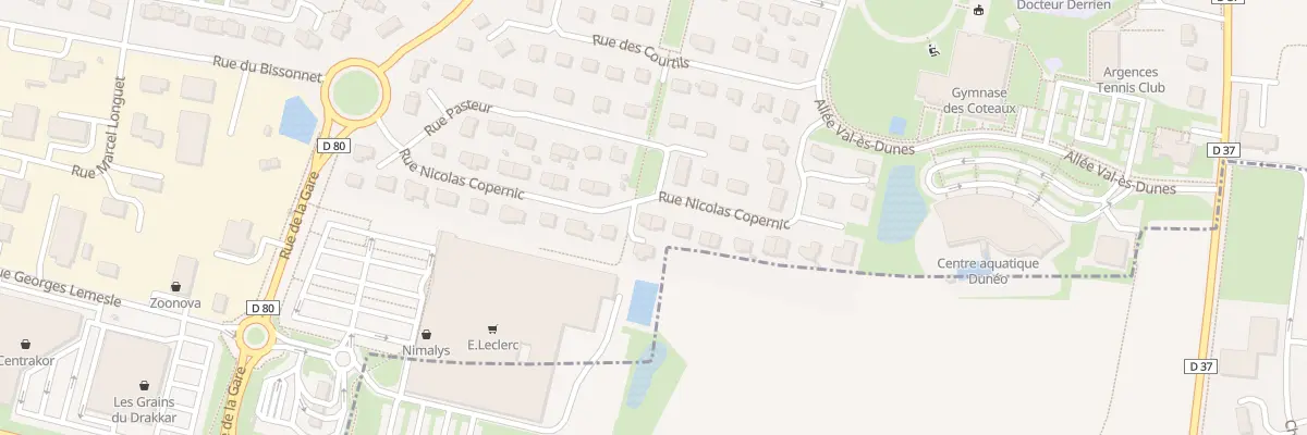 Plan du 24 Rue Nicolas Copernic à Argences