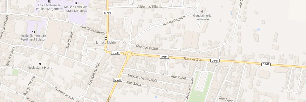 Plan du 29 Rue Pasteur à Jarnac